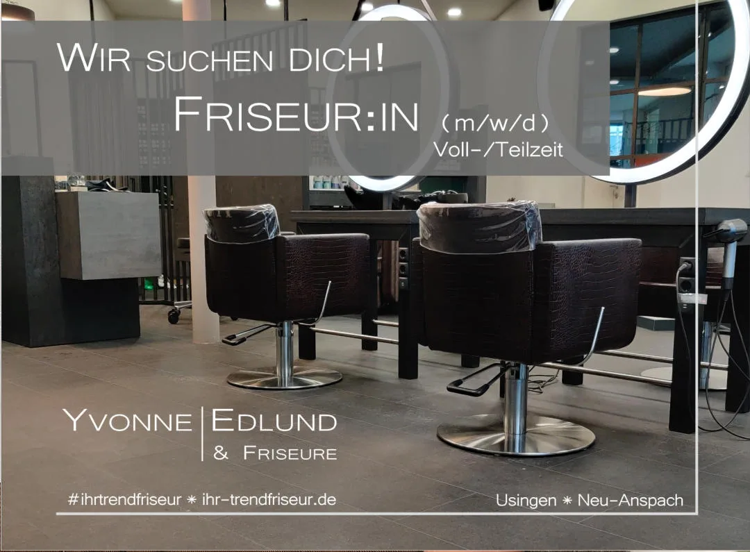 Salon-Team-Arbeitsplatz — wir suchen Verstärkung